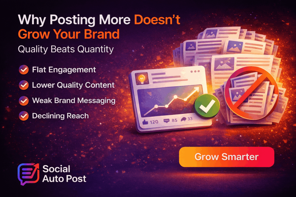 Social Media Strategy: Why Posting More Doesn’t Grow Your Brand