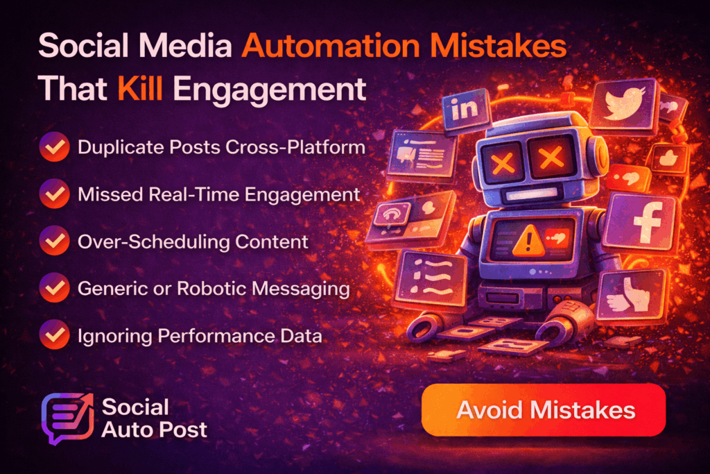 Social Media Automation Mistakes That Kill Engagement