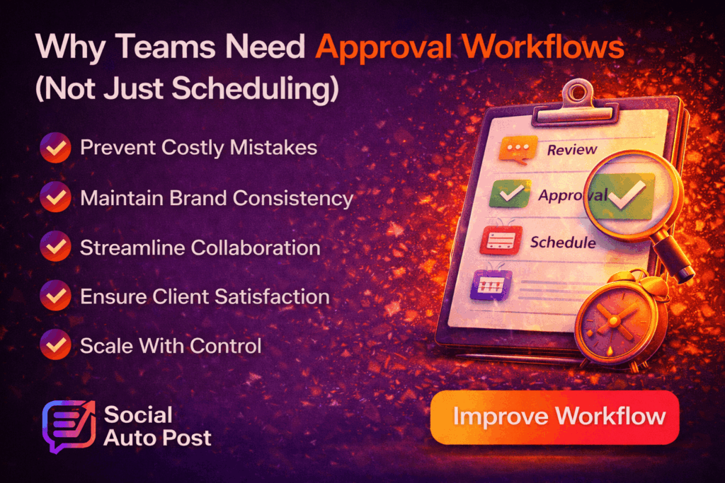 Approval Workflow: Why Teams Need It Beyond Scheduling