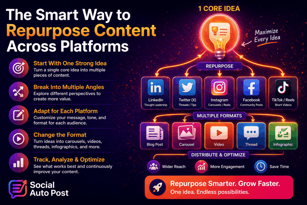 Repurpose Content: The Smart Way to Scale Across Platforms