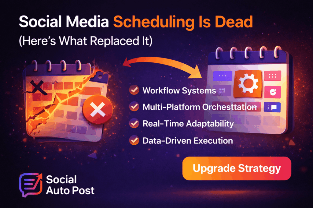 Social Media Scheduling Is Dead: What Replaced It in 2026