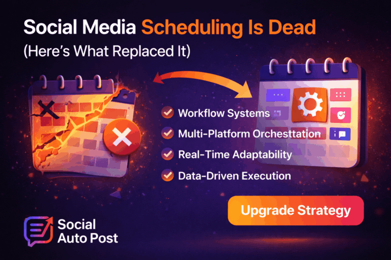 Social Media Scheduling Is Dead: What Replaced It in 2026