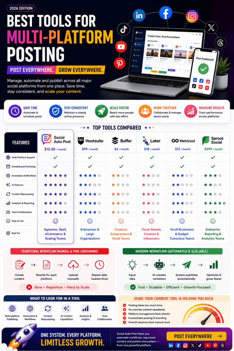 Multi Platform Posting | Best Tools for Multi Platform Posting (2026)