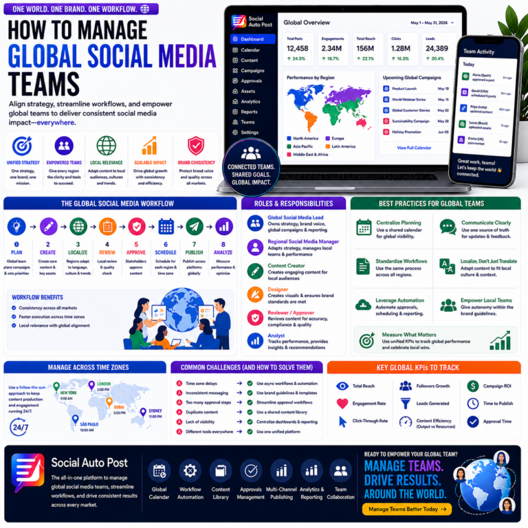 Global Social Media Teams: Manage Them Better