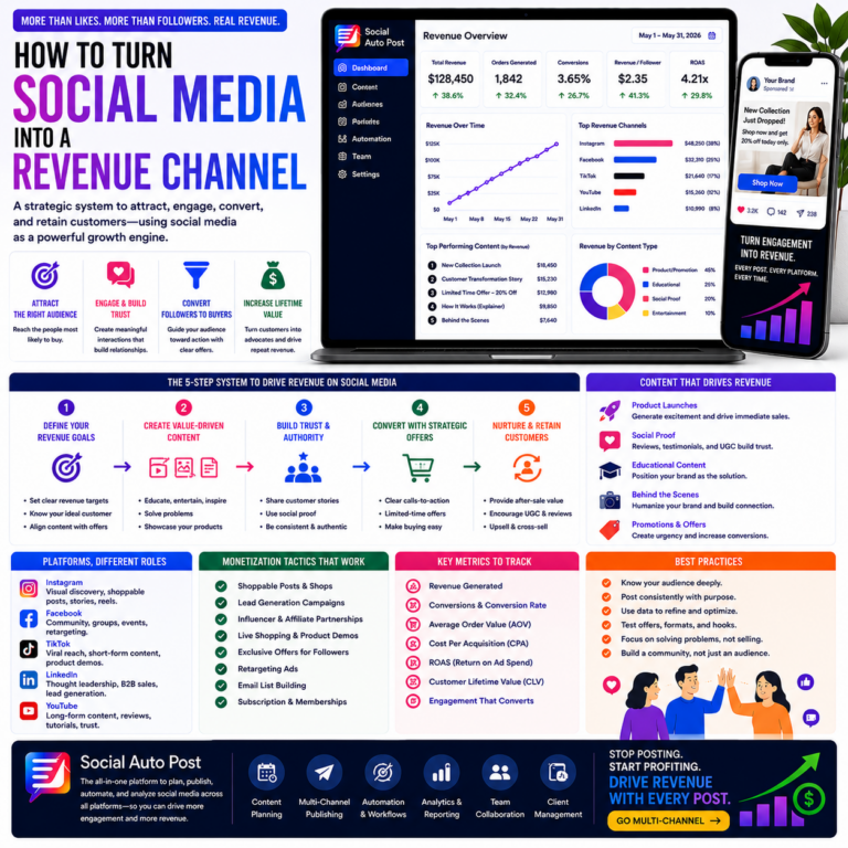 Social Media Revenue Strategy: Turn Social Into Sales