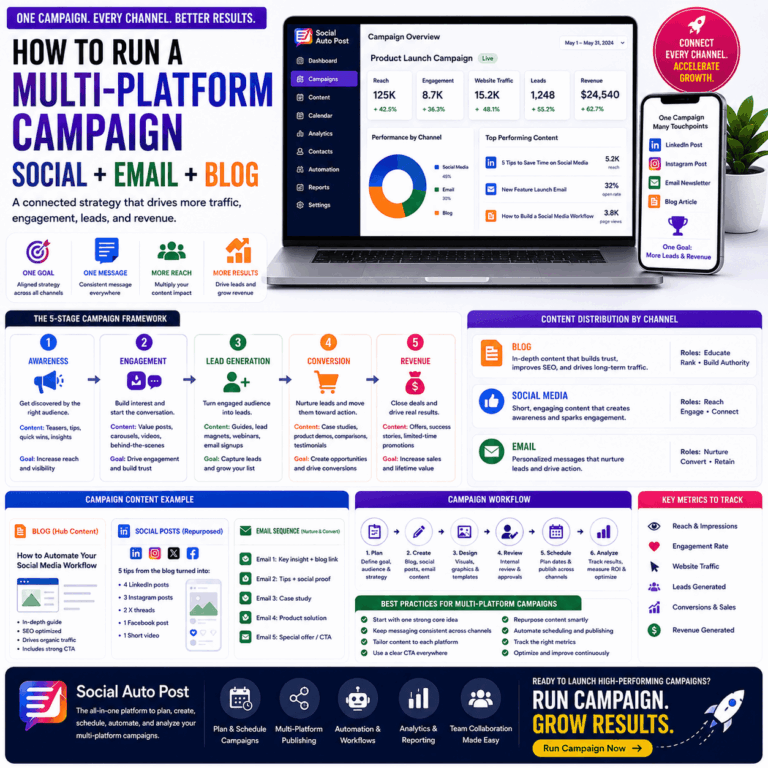 Multi Platform Marketing: How to Run a Social, Email & Blog Campaign