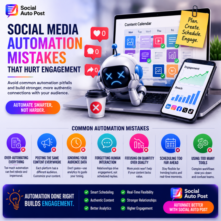 Social Media Automation Mistakes That Hurt Engagement