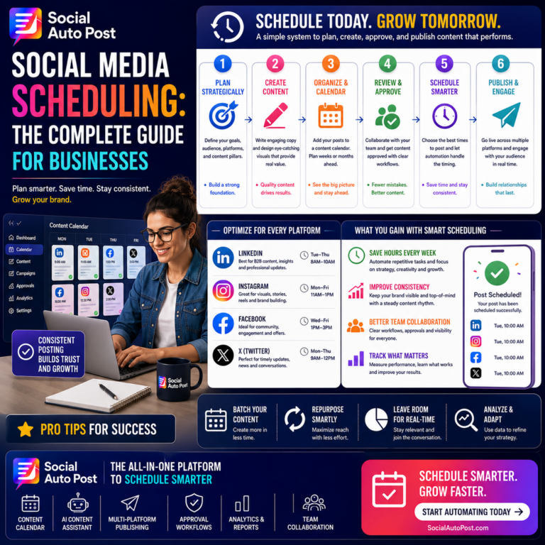 Social Media Scheduling: Complete Business Guide